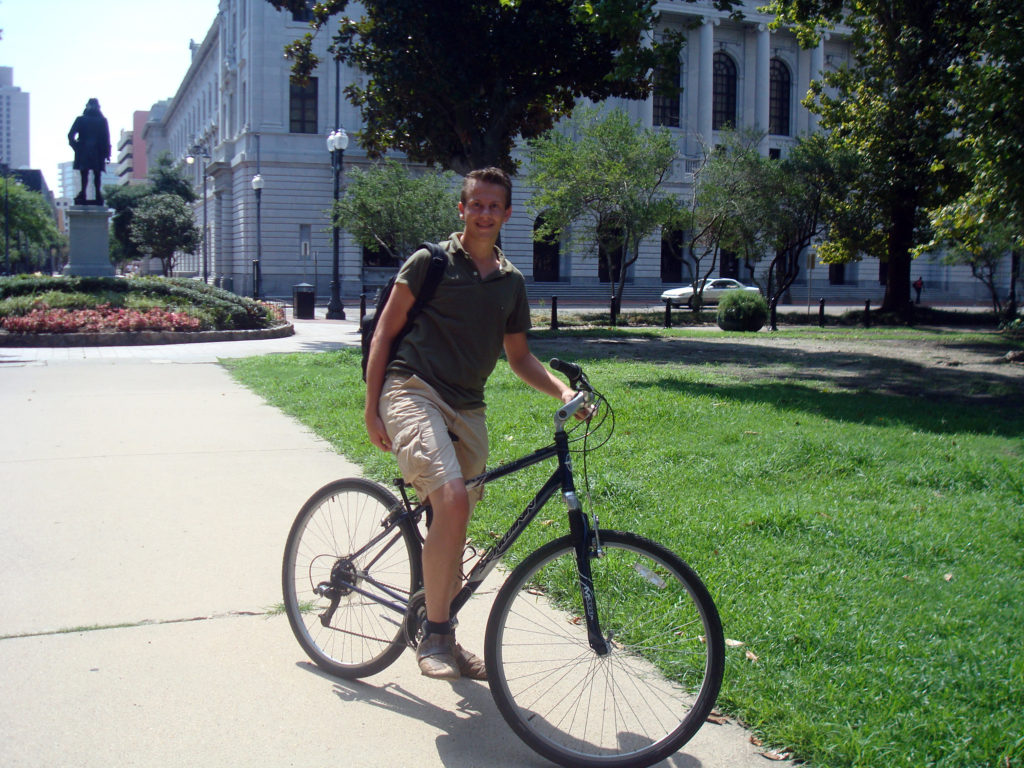 Perry Vermeulen in New Orleans, zomer 2009